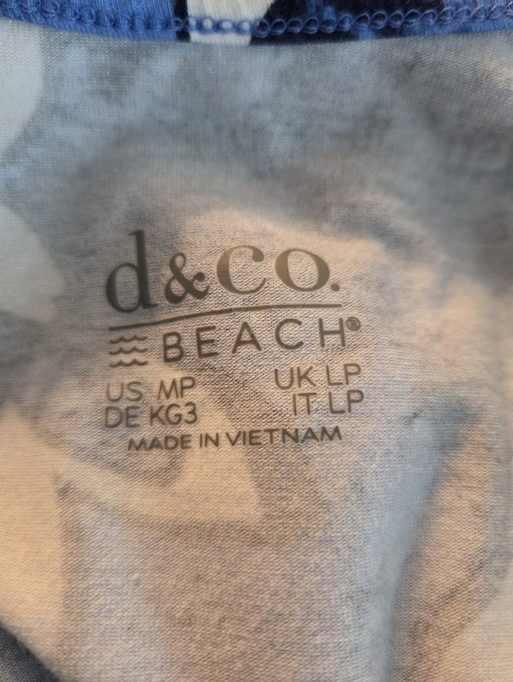 D&co Beach Blue Hawaiian Dress - Picture 4 of 5